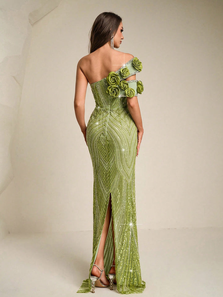 Rochie SHEIN, verde