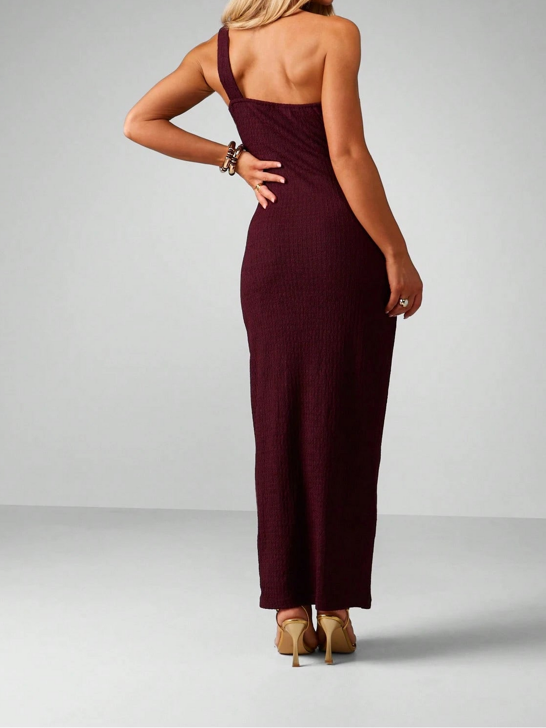 Rochie maxi SHEIN, vișiniu