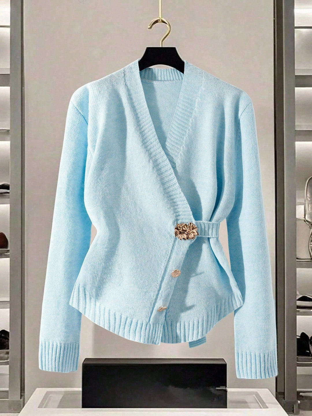 Cardigan SHEIN, albastru