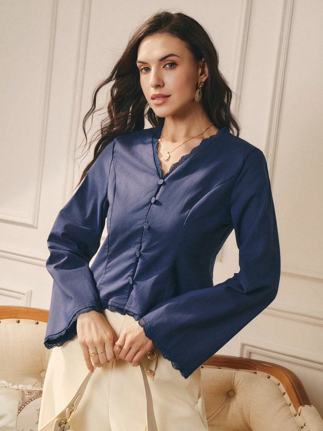 Bluza SHEIN, albastru