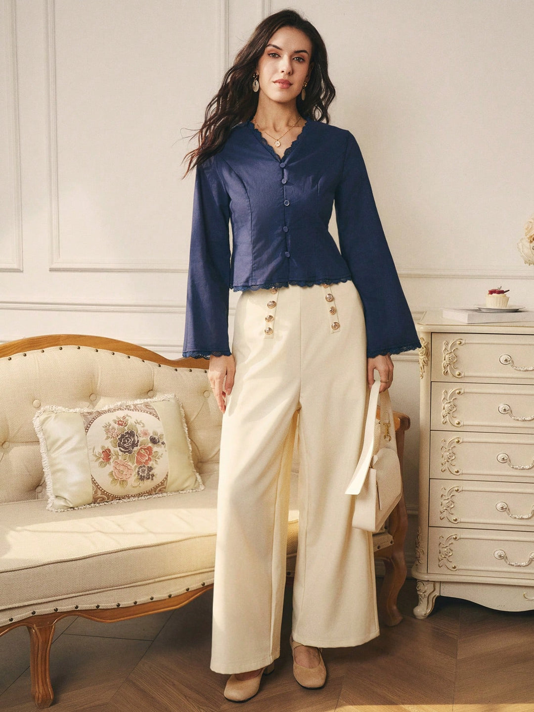 Bluza SHEIN, albastru