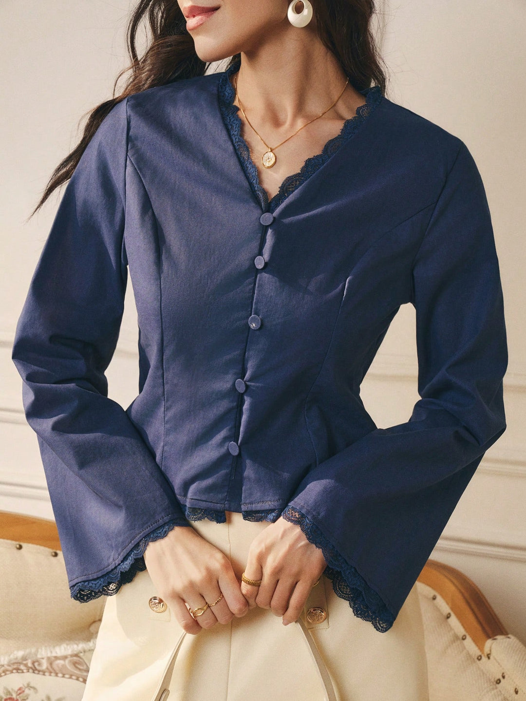 Bluza SHEIN, albastru