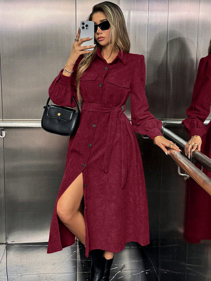 Rochie midi SHEIN, roșu