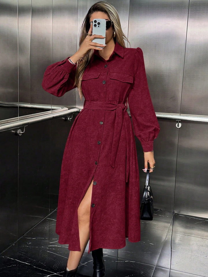 Rochie midi SHEIN, roșu