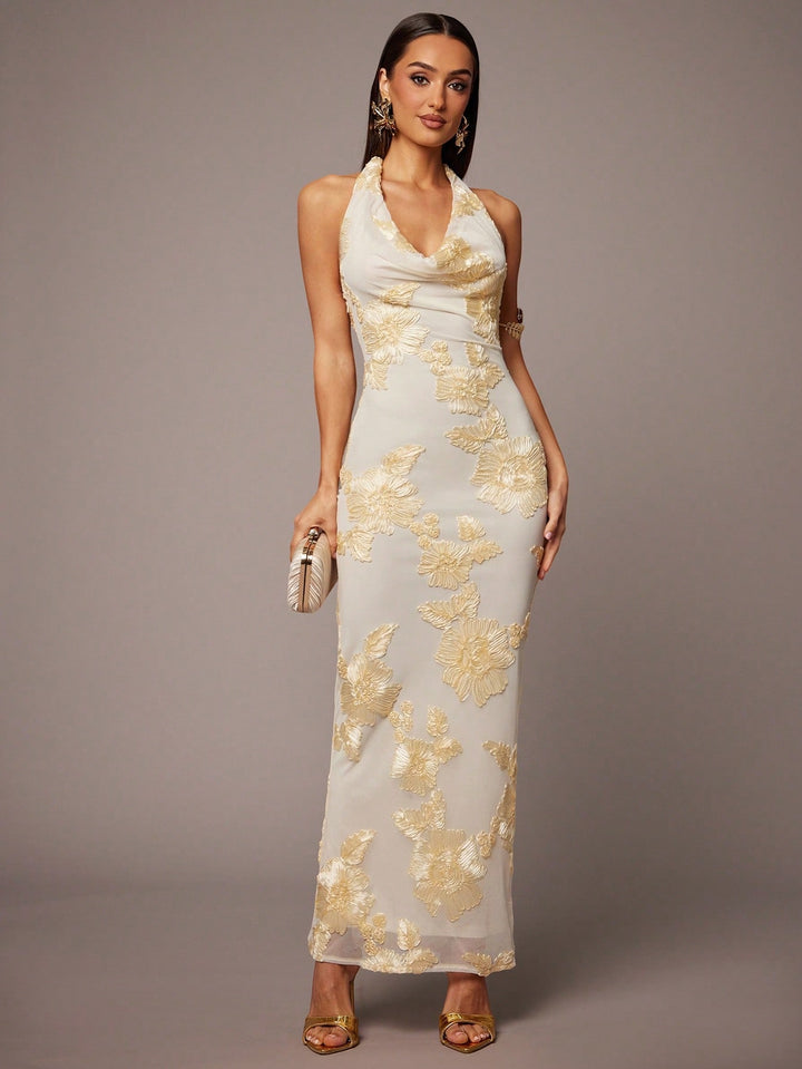 Rochie maxi SHEIN, galben