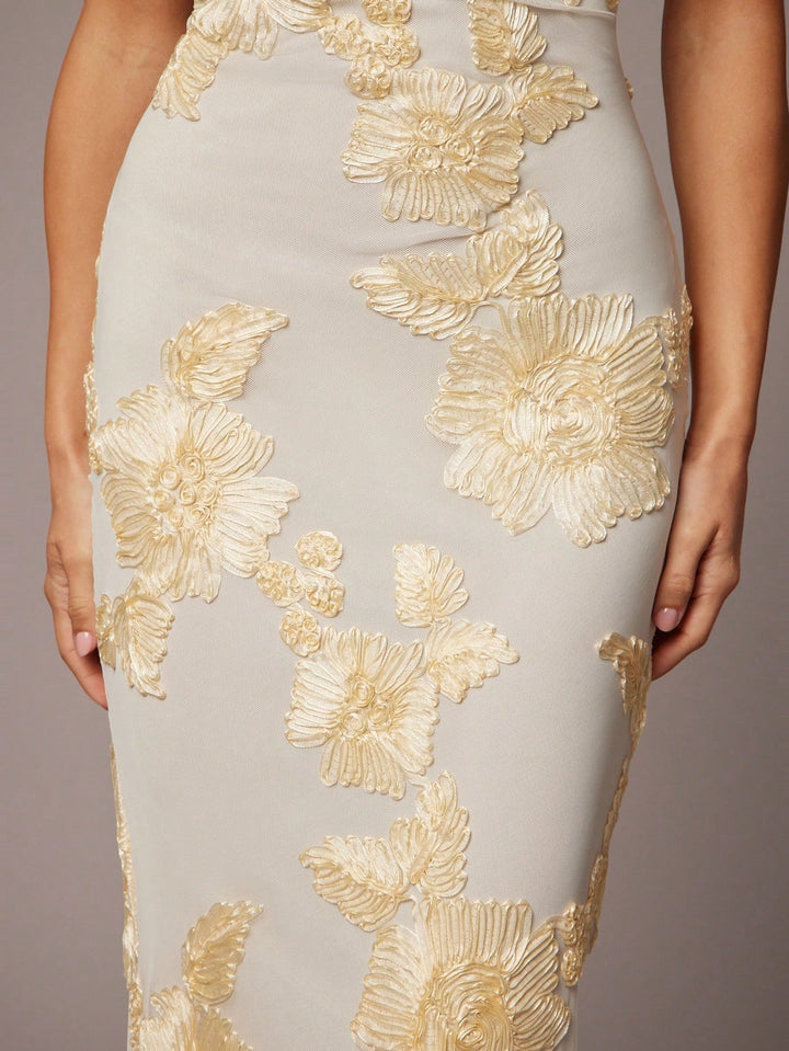 Rochie maxi SHEIN, galben