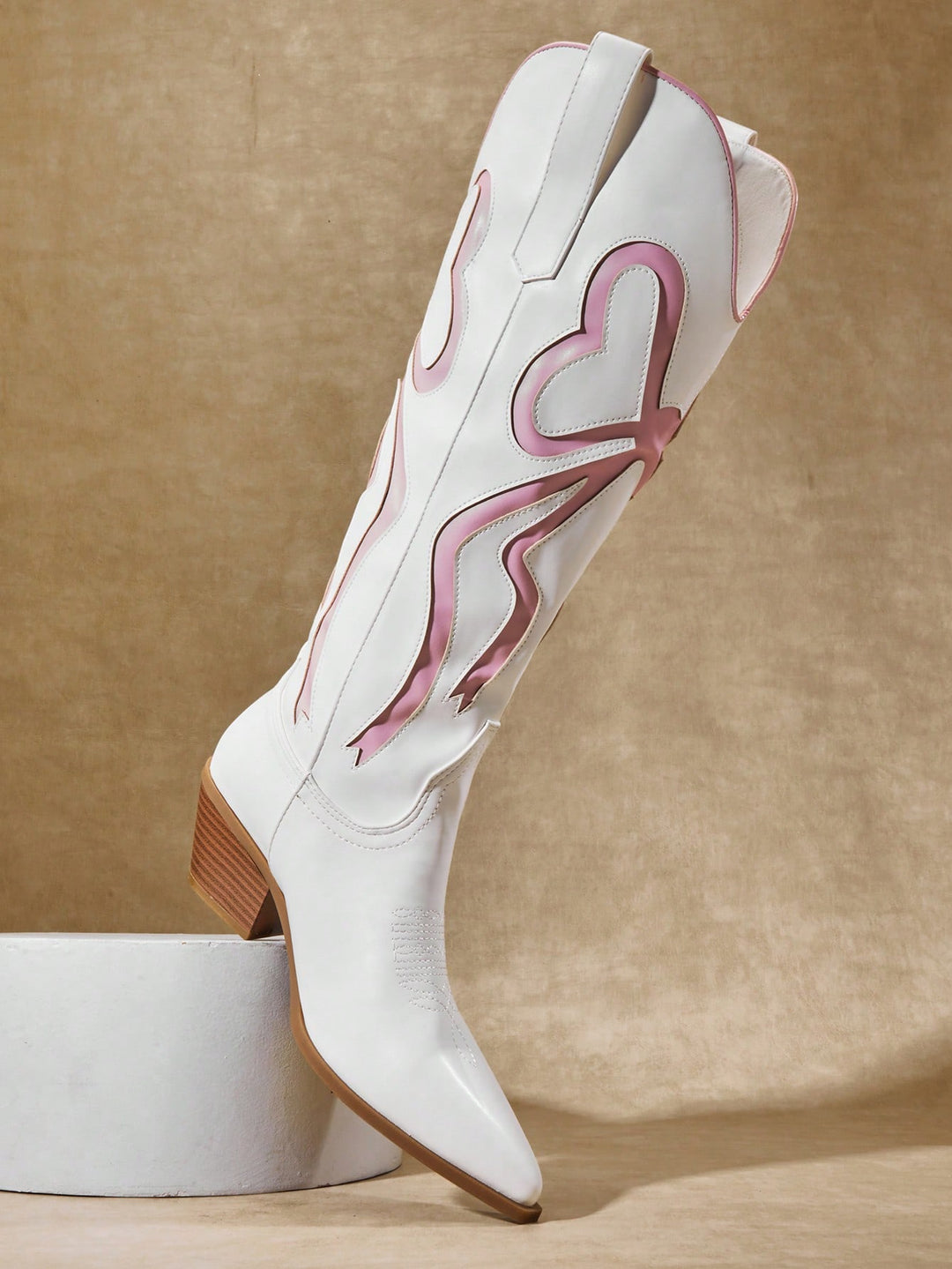 SHEIN csizmák, fehér