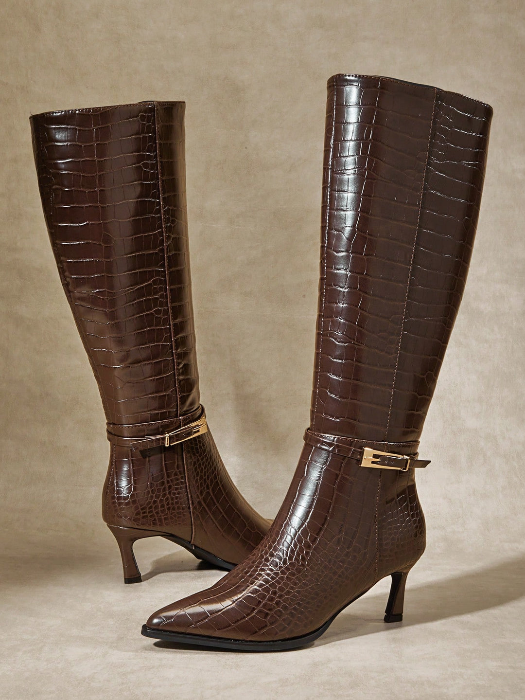 SHEIN csizma, barna