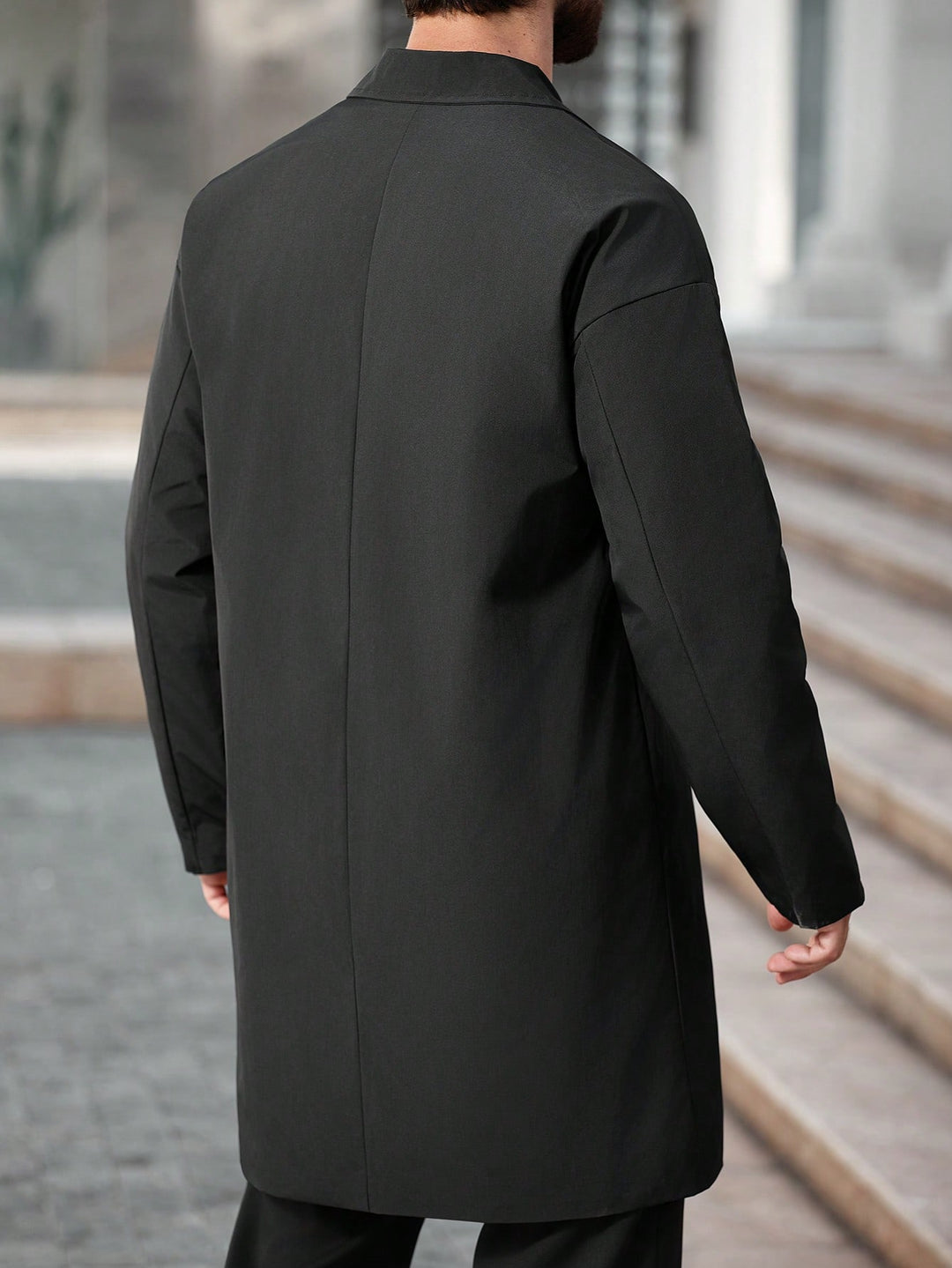 Trench SHEIN, negru