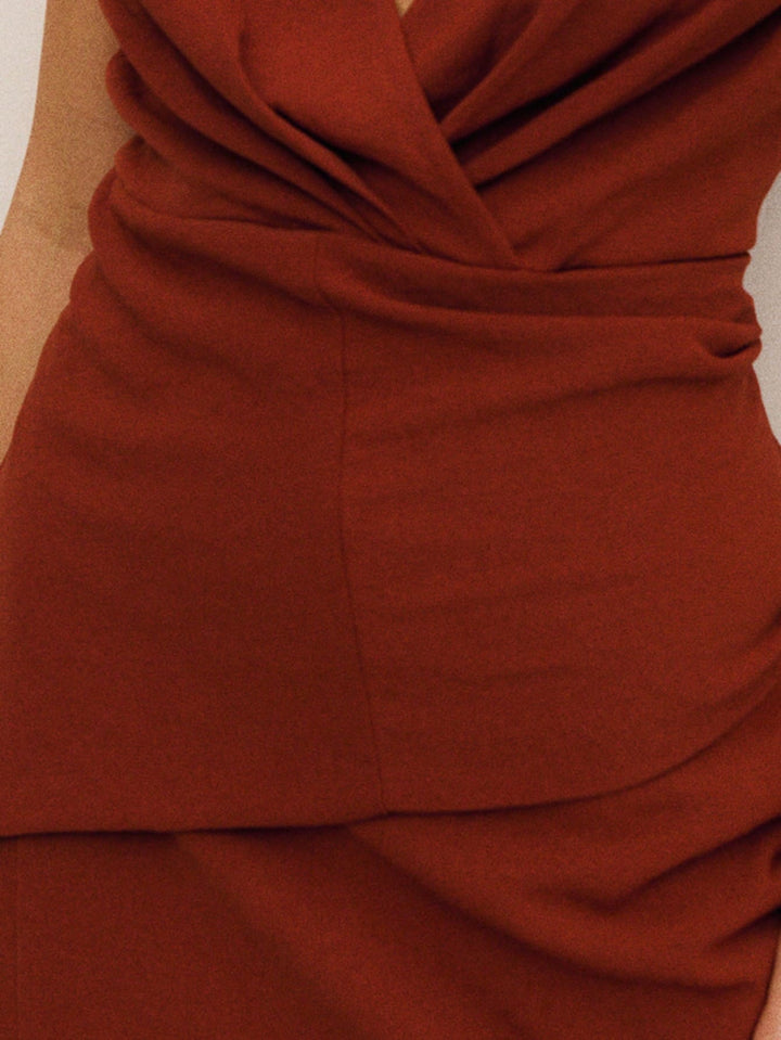 SHEIN Maxi Dress, Brown