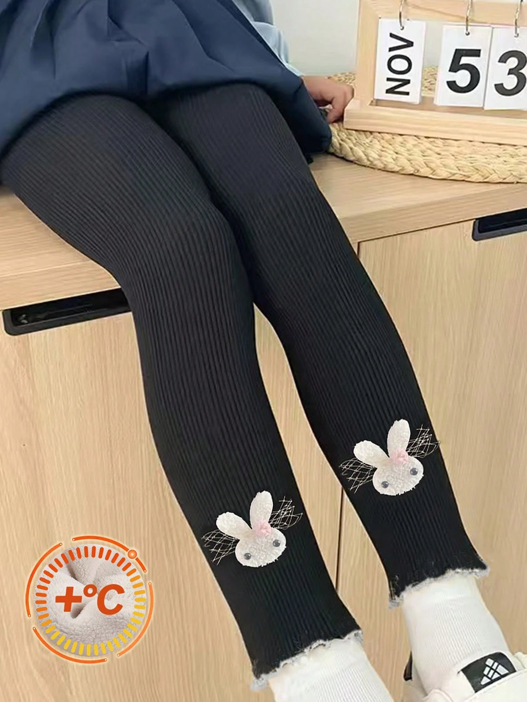 Leggings SHEIN, fekete