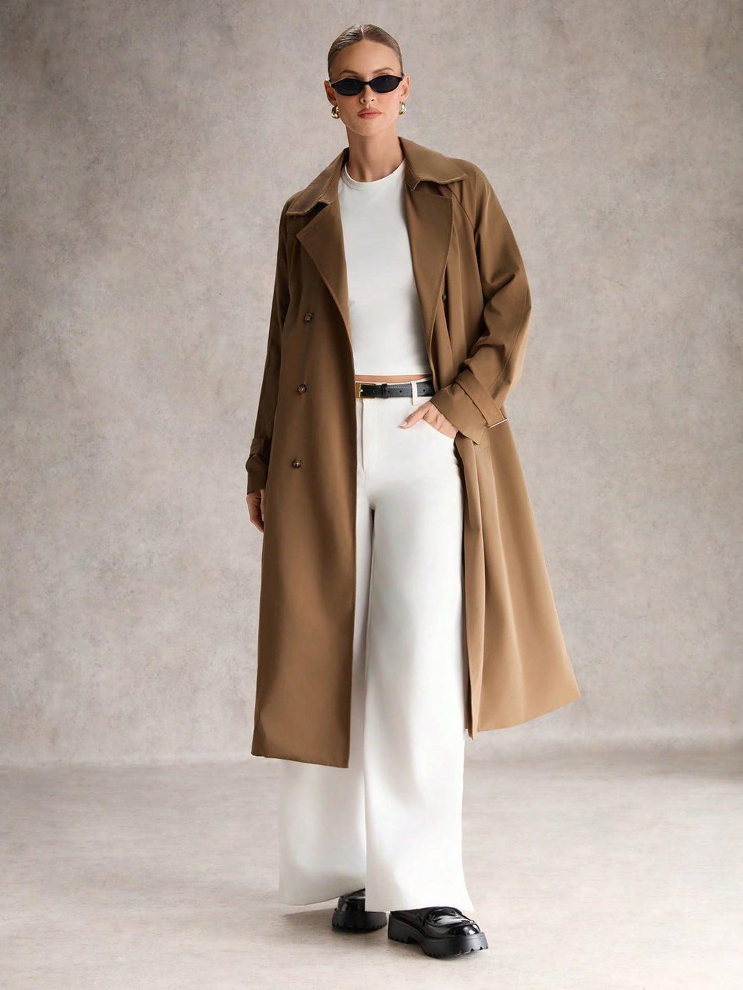 Trench SHEIN, maro