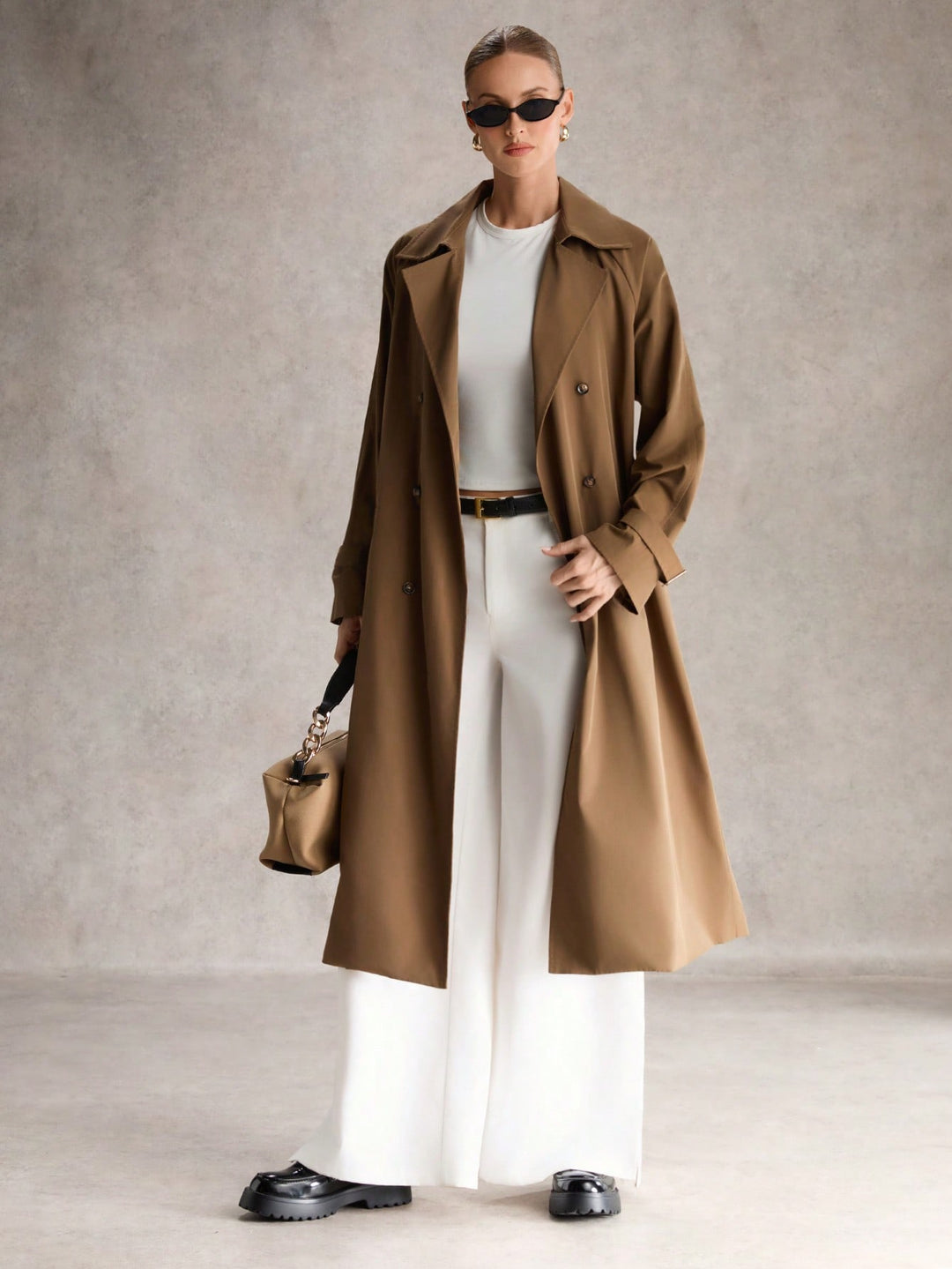 Trench SHEIN, maro