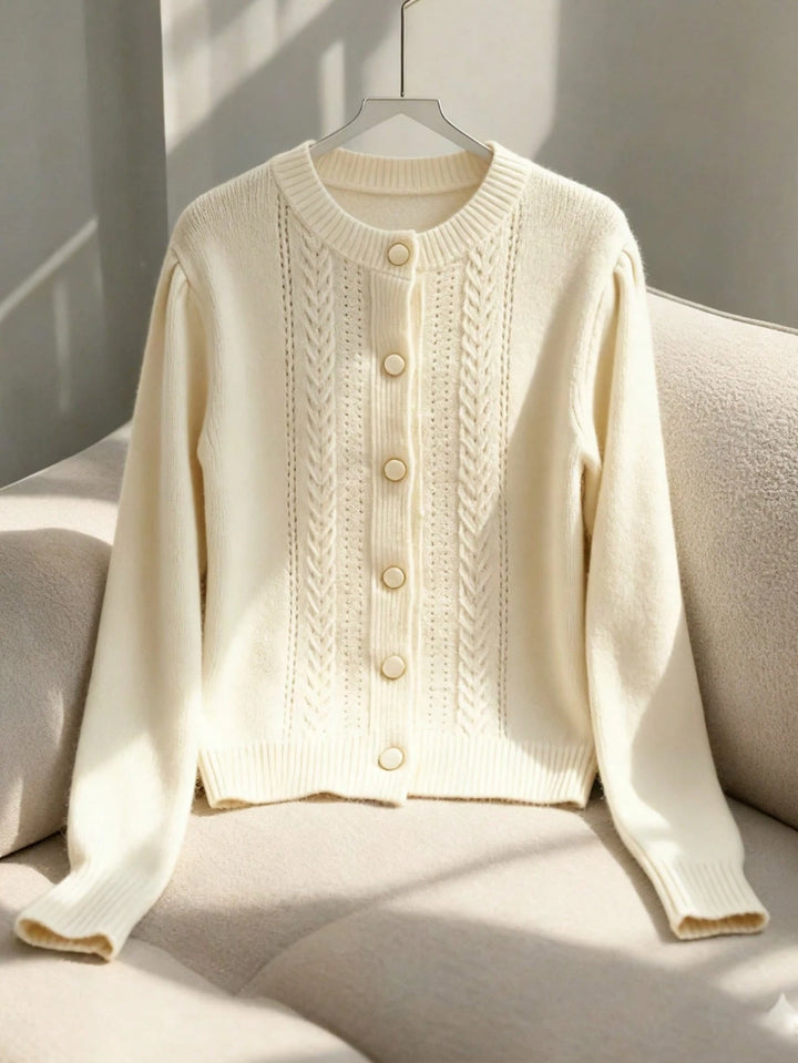Cardigan SHEIN, crem