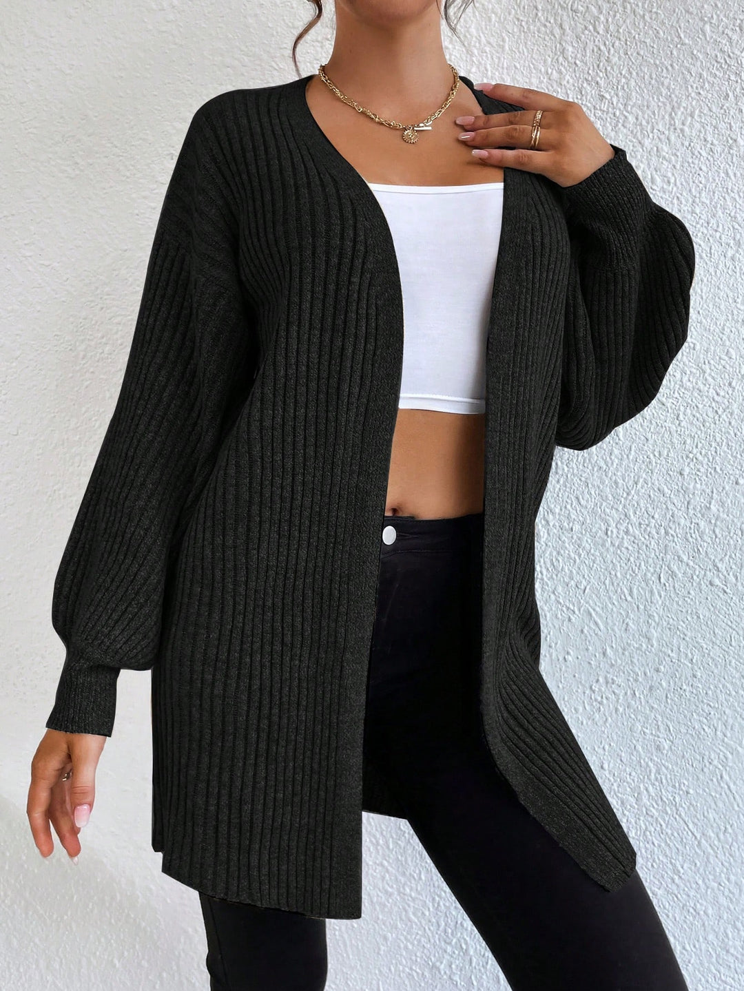 Cardigan SHEIN, negru