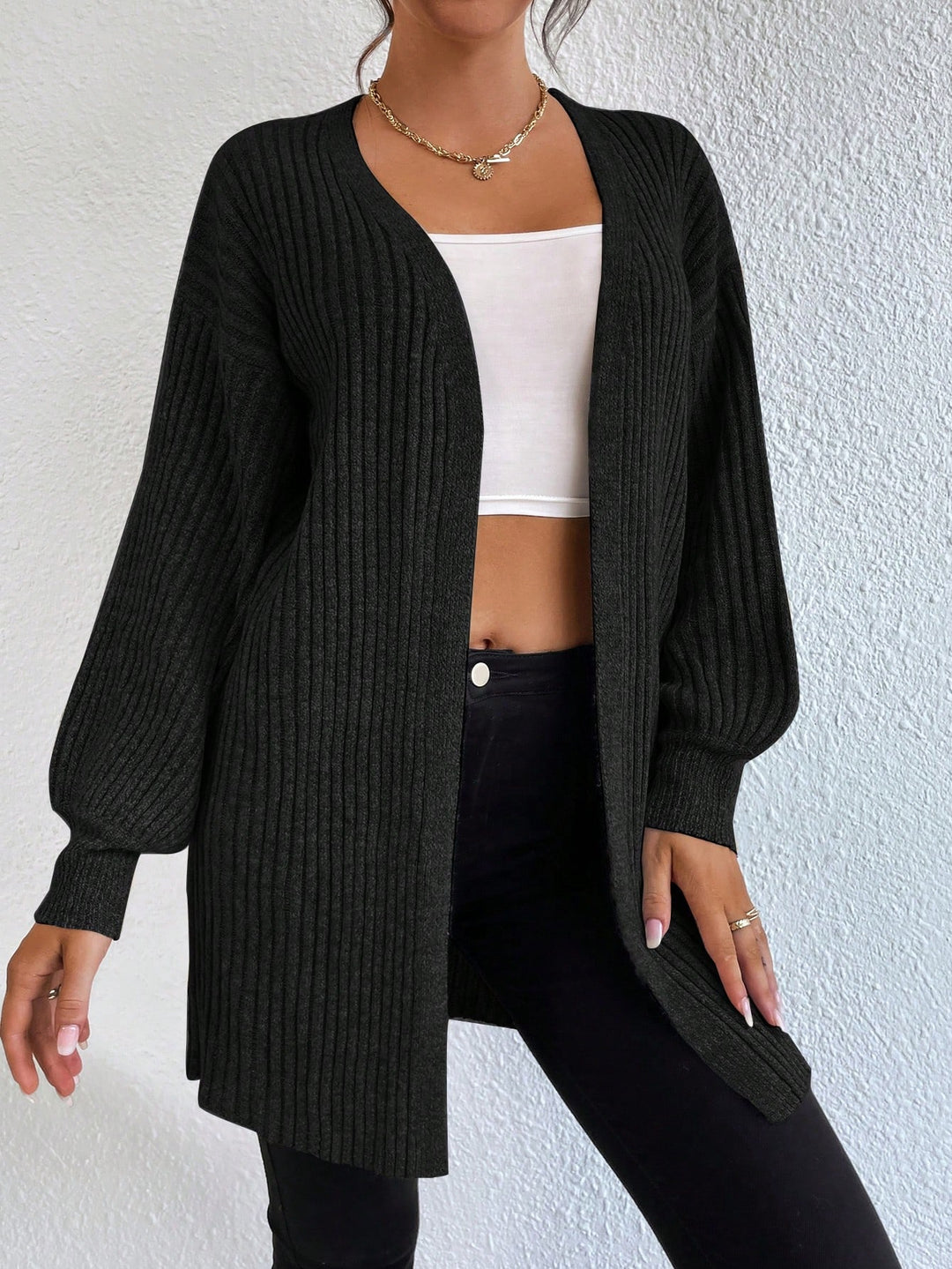 Cardigan SHEIN, negru