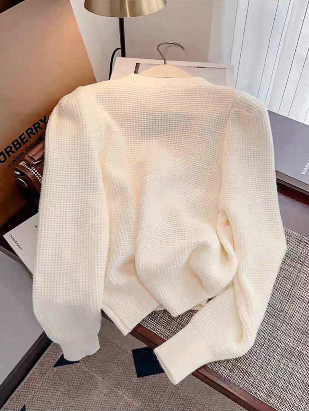 Cardigan SHEIN, alb