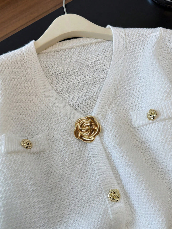 Cardigan SHEIN, alb