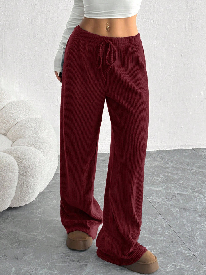 Pantaloni SHEIN, vișiniu