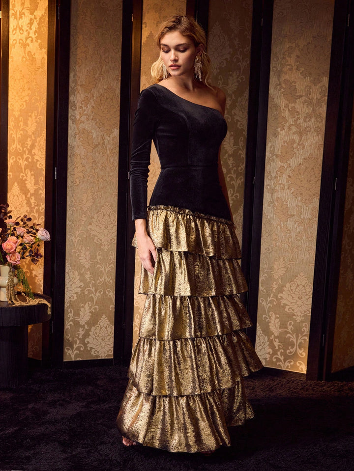 Rochie maxi SHEIN, mix culori