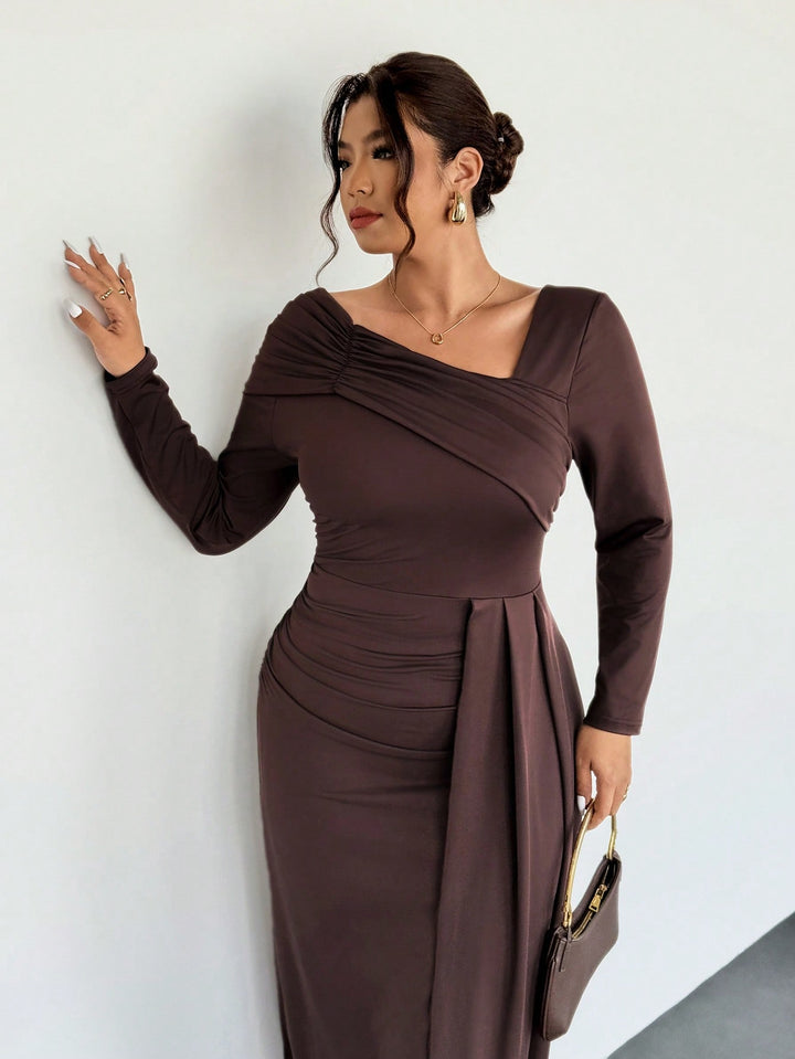 Rochie SHEIN, maro