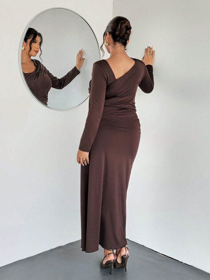 Rochie SHEIN, maro