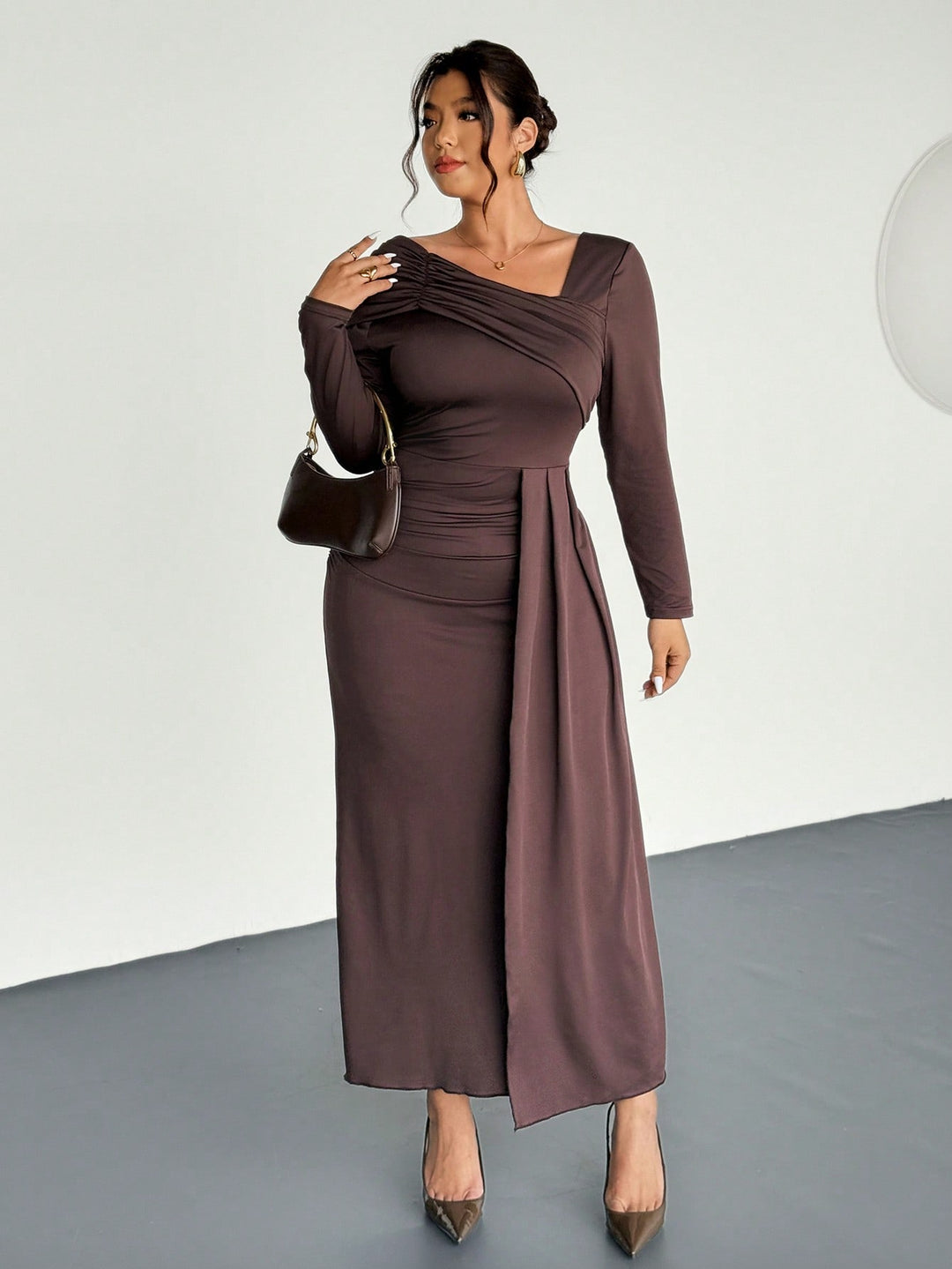 Rochie SHEIN, maro