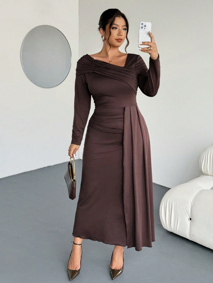 Rochie SHEIN, maro