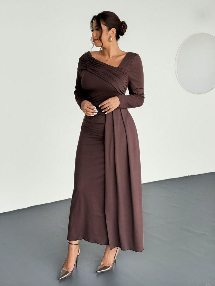 Rochie SHEIN, maro