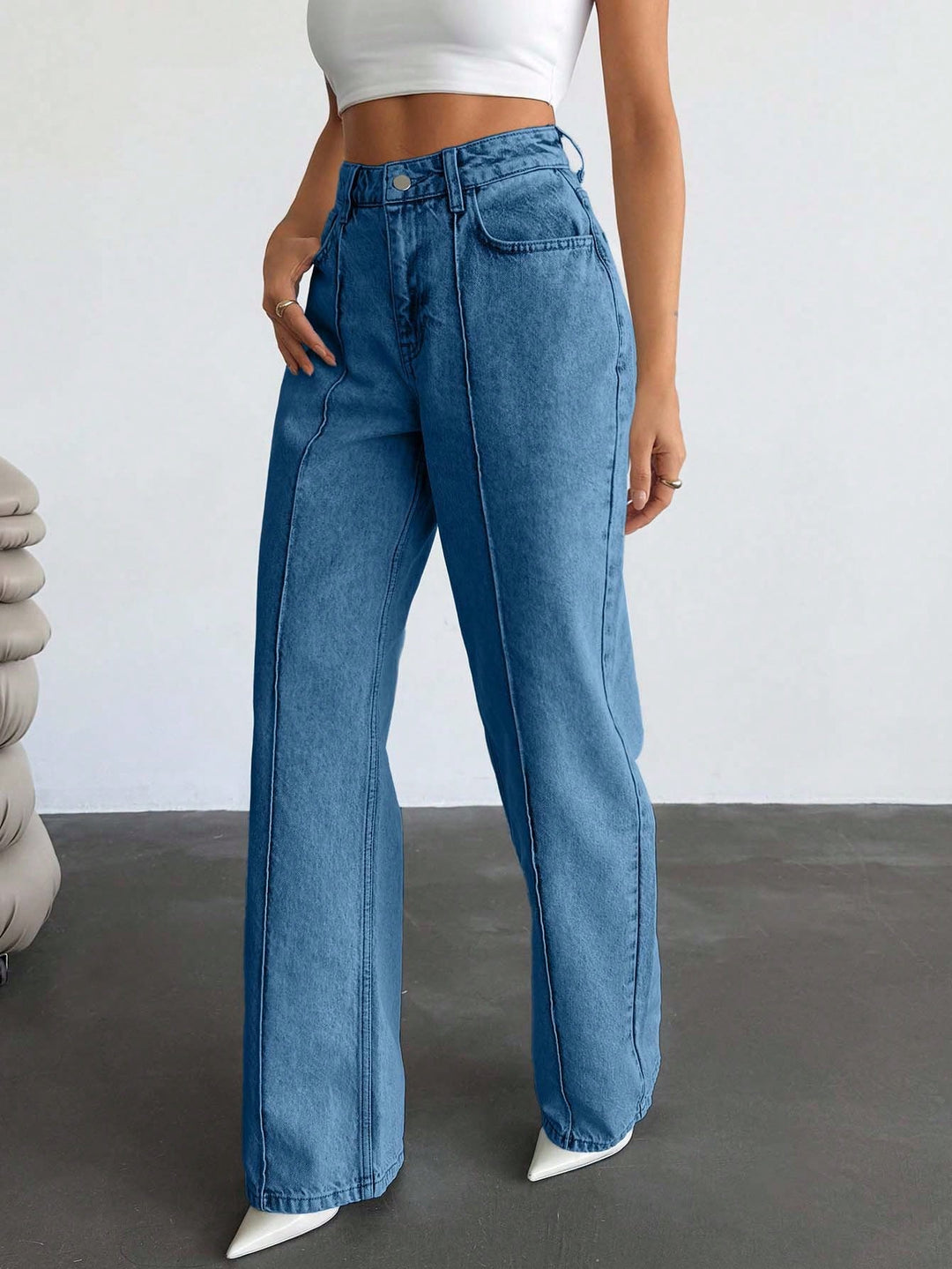 Jeans SHEIN, albastru