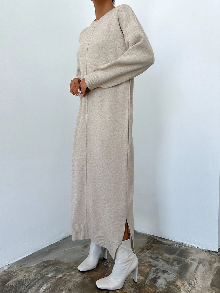 Rochie maxi SHEIN, bej