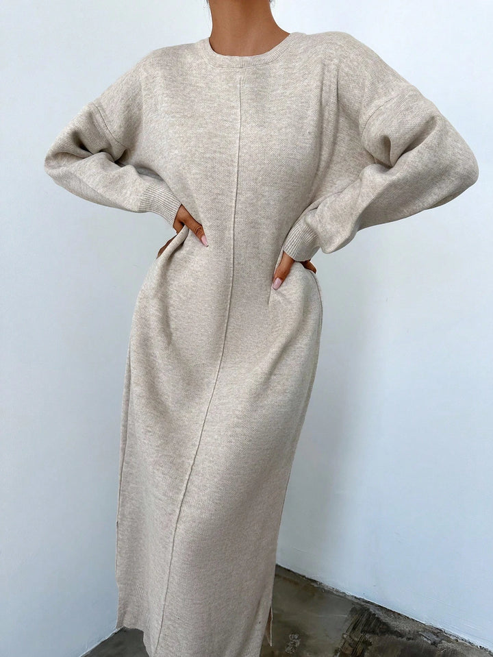 Rochie maxi SHEIN, bej