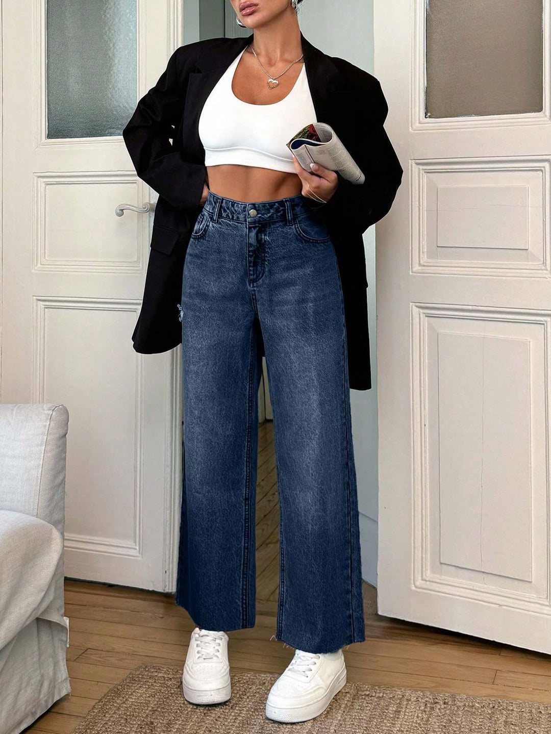 Jeans SHEIN, albastru