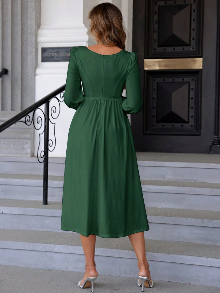 Rochie midi SHEIN, verde