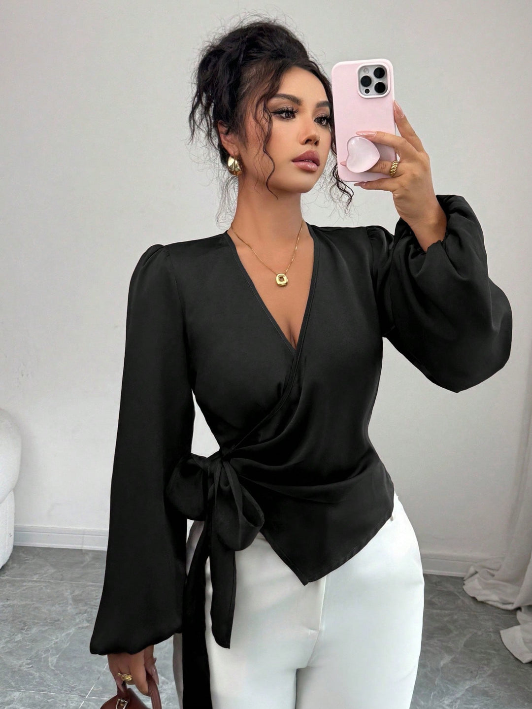 Bluza SHEIN, negru