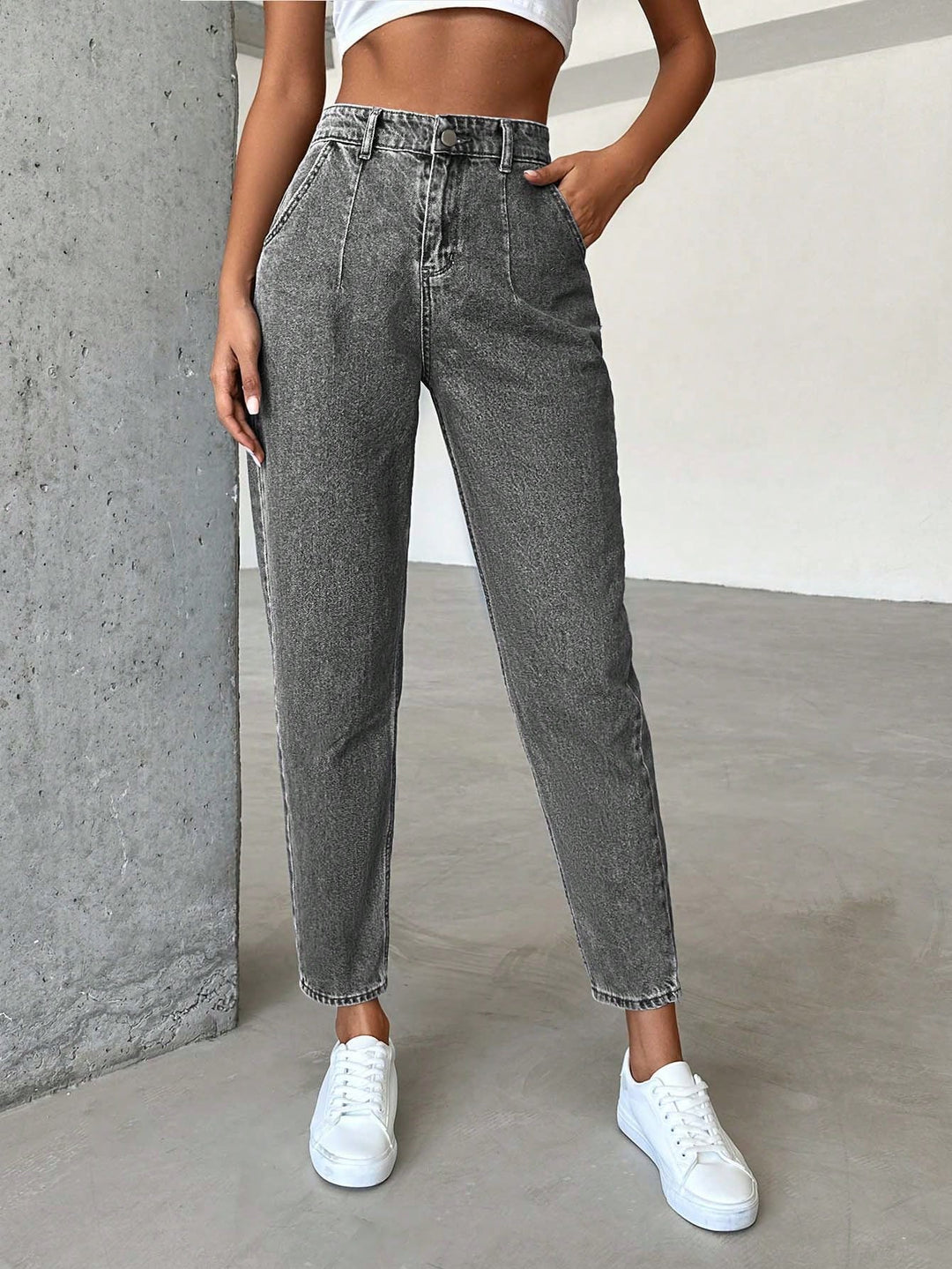 Jeans SHEIN, gri