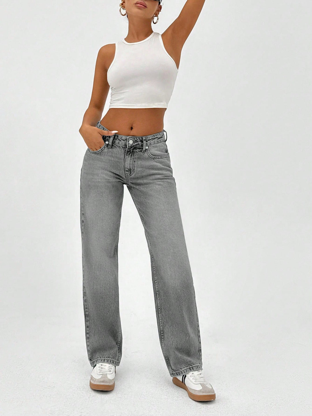 Jeans SHEIN, gri