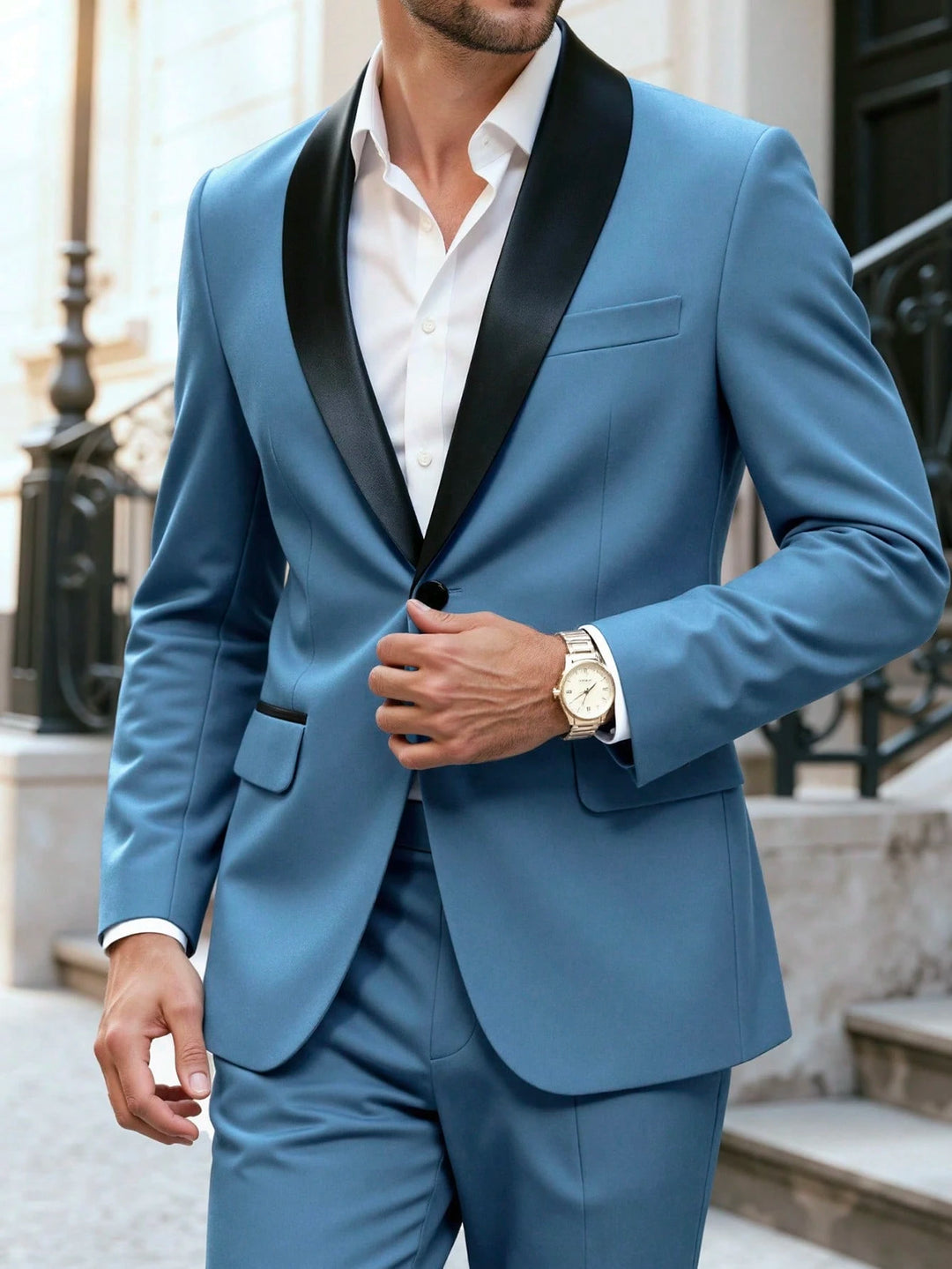 Costum Shein, alabastru