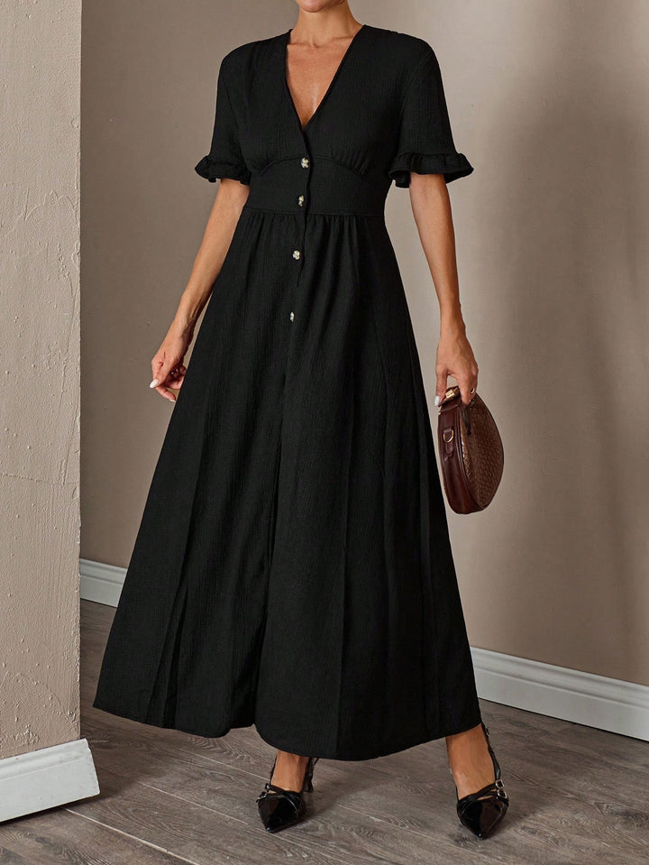 Rochie maxi SHEIN, negru