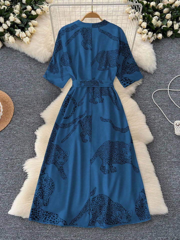 Rochie maxi SHEIN, mix culori