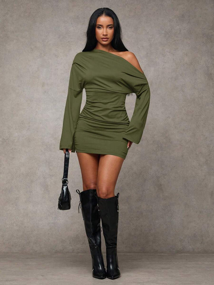 Rochie mini SHEIN, verde