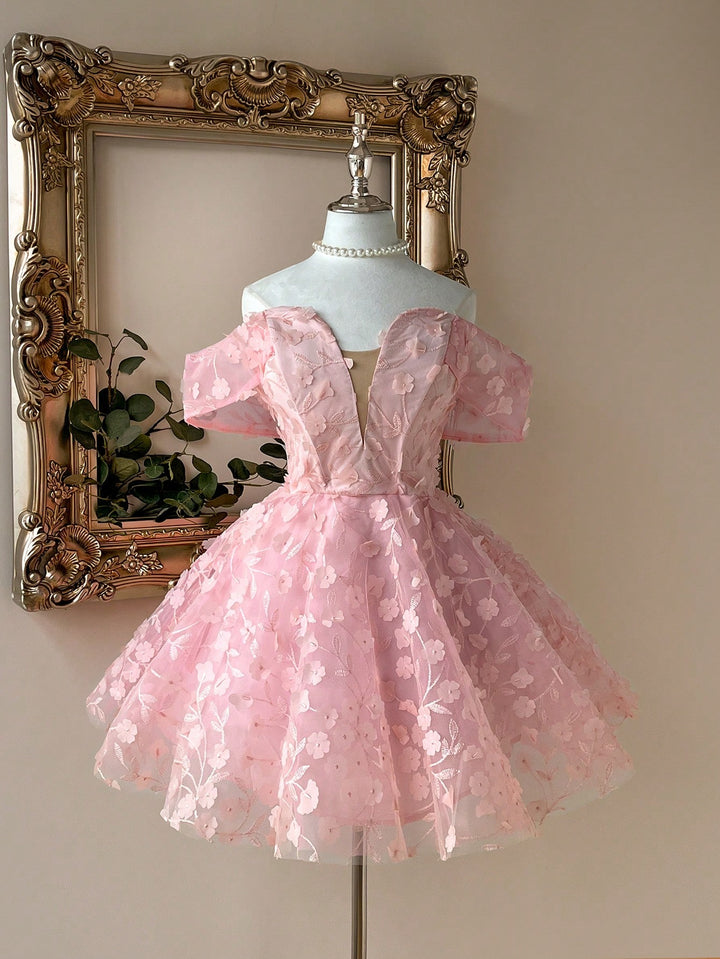 Rochie de ocazie SHEIN, roz