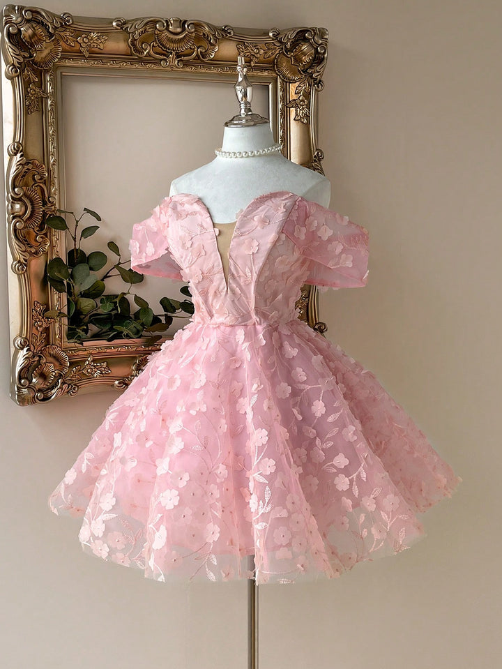Rochie de ocazie SHEIN, roz