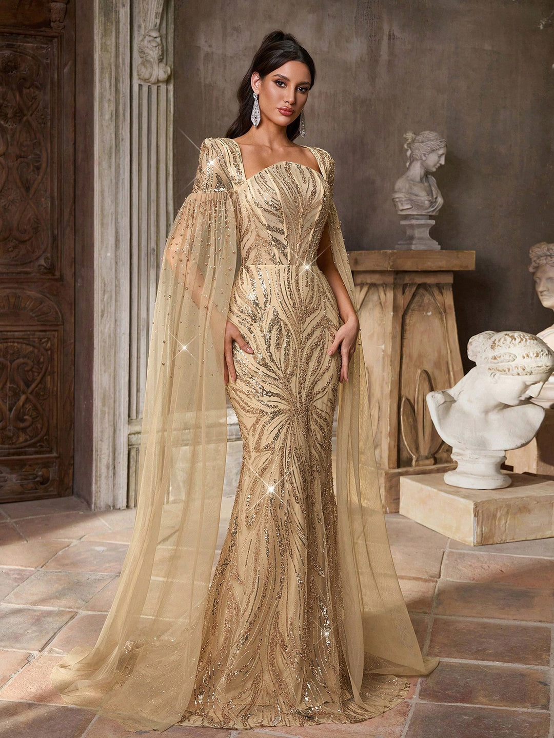 Rochie SHEIN, auriu