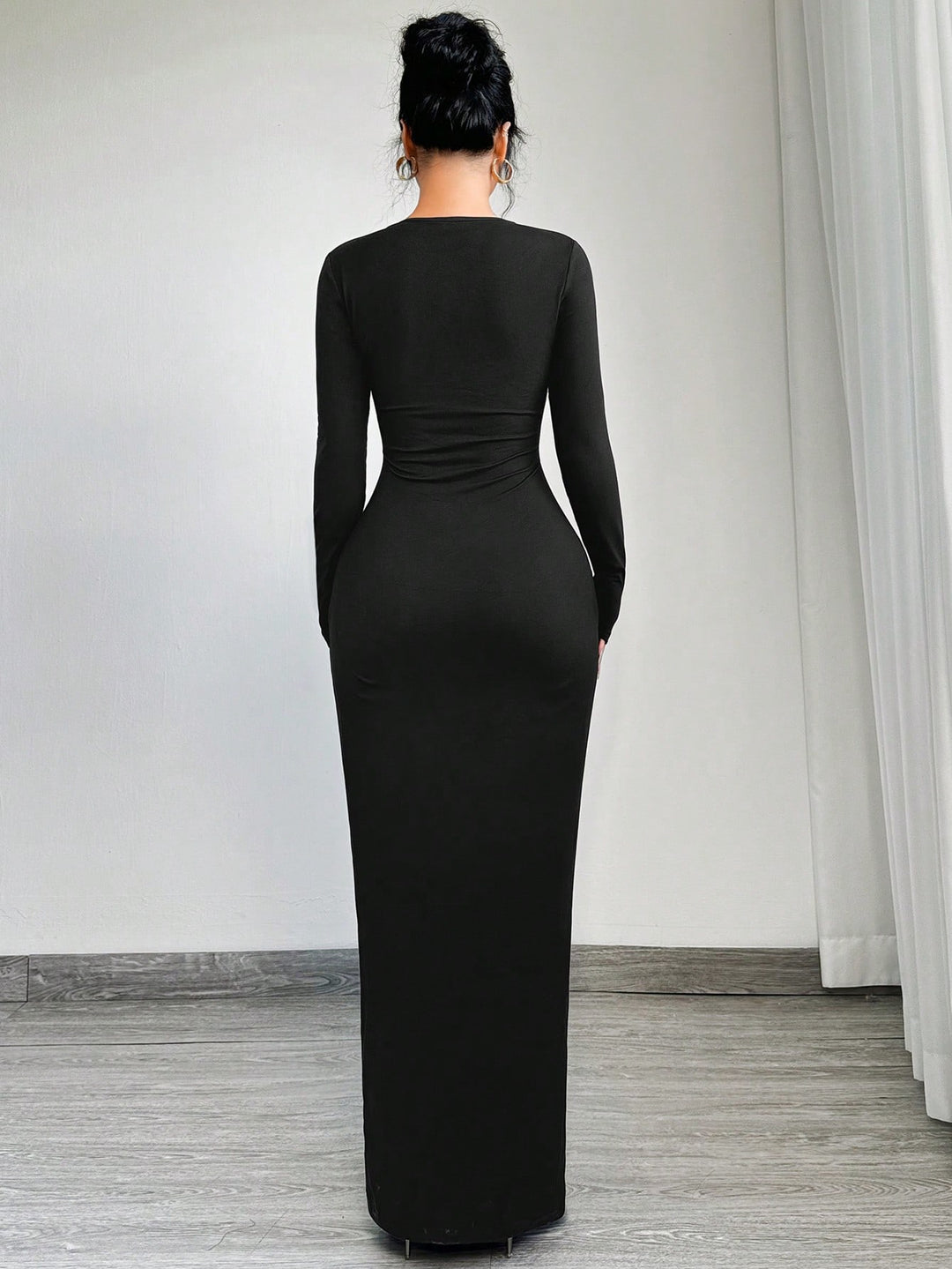 Rochie maxi SHEIN, negru