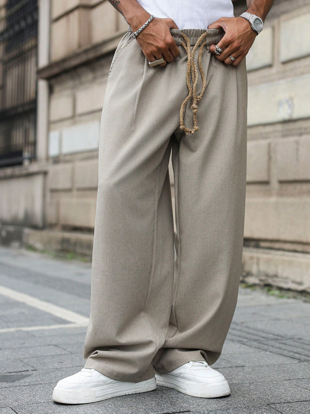 Pantalon SHEIN, gri