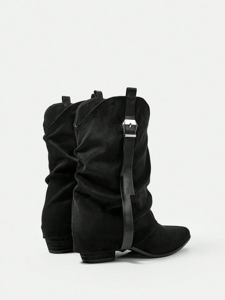SHEIN csizma, fekete