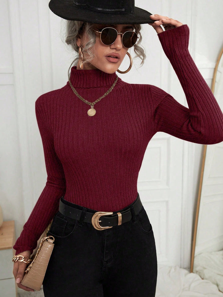 SHEIN bordó blúz