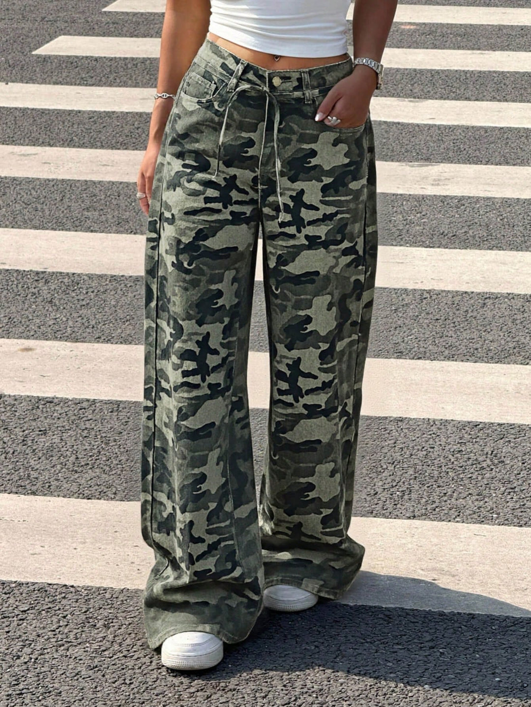 Jeans SHEIN, kaki