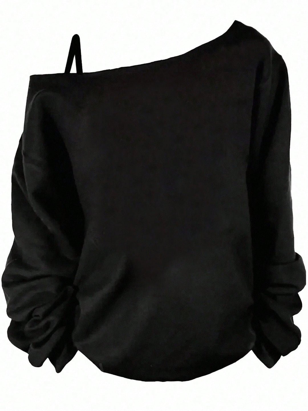 Blúz, Shein Curve+, fekete